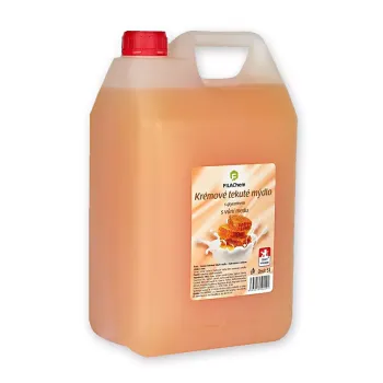 Krémové tekuté mydlo s vôňou MEDU a MLIEKA, 5 litrov